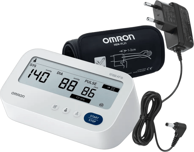 Omron X3 Comfort AFib + AC Adapter (6151130725722)